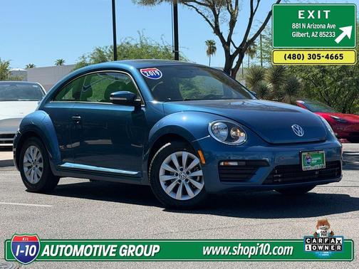 Silk Blue Metallic 2019 Volkswagen Beetle 2.0T S