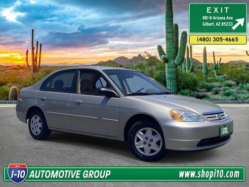 Shoreline Mist Metallic 2003 Honda Civic LX