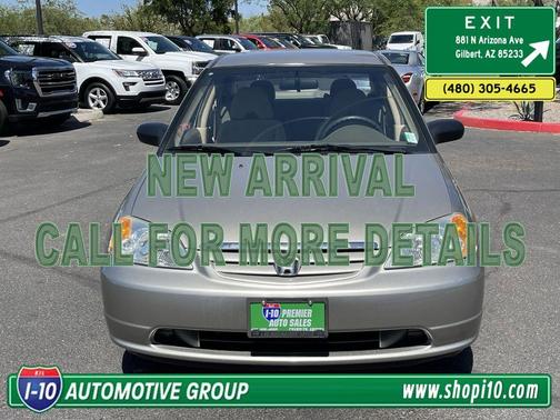 Shoreline Mist Metallic 2003 Honda Civic LX