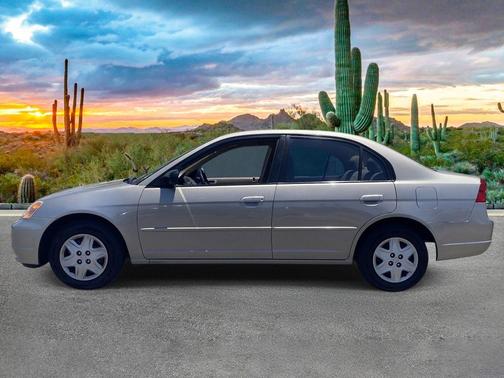 Shoreline Mist Metallic 2003 Honda Civic LX