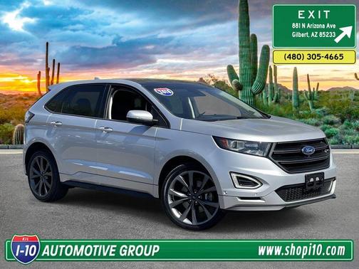 Ingot Silver Metallic 2018 Ford Edge Sport