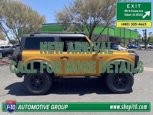 Cyber Orange Metallic Tricoat 2022 Ford Bronco Wildtrak