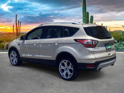 White Gold Metallic 2017 Ford Escape Titanium