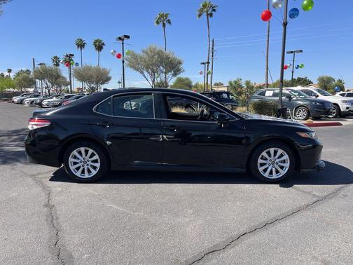Midnight Black Metallic 2019 Toyota Camry LE