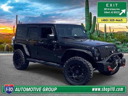 Black Clearcoat 2014 Jeep Wrangler Unlimited Rubicon