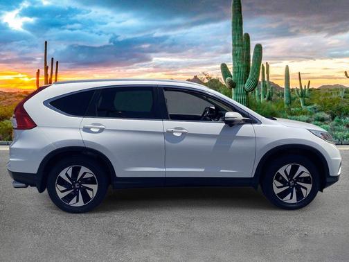 White Diamond Pearl 2015 Honda CR-V Touring
