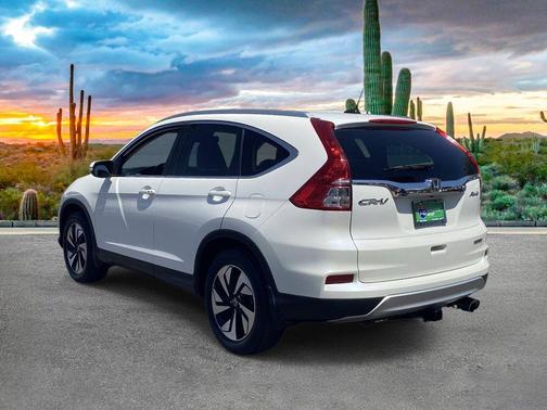 White Diamond Pearl 2015 Honda CR-V Touring
