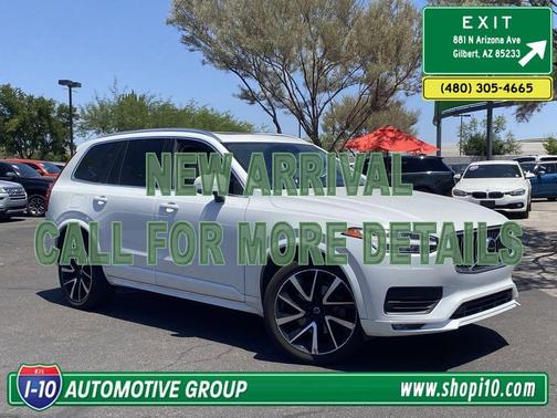 Ice White 2021 Volvo XC90 T6 Momentum 6 Passenger