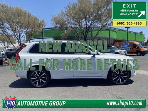 Ice White 2021 Volvo XC90 T6 Momentum 6 Passenger