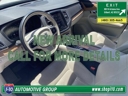 Ice White 2021 Volvo XC90 T6 Momentum 6 Passenger