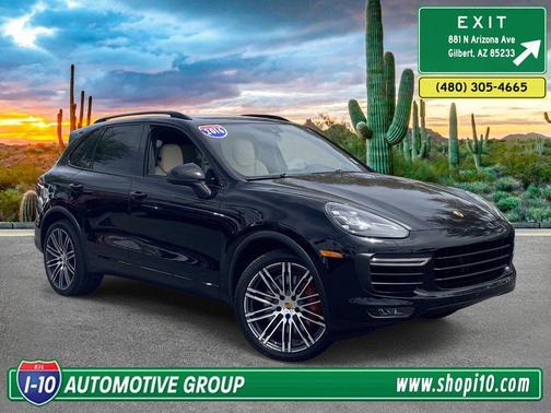 Black 2016 Porsche Cayenne Turbo