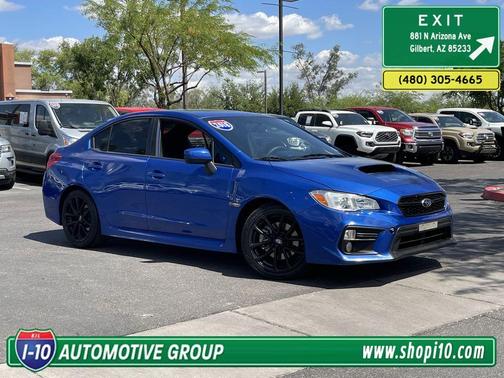 Blue 2018 Subaru WRX Premium