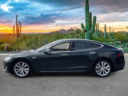 Green Metallic 2013 Tesla Model S Base