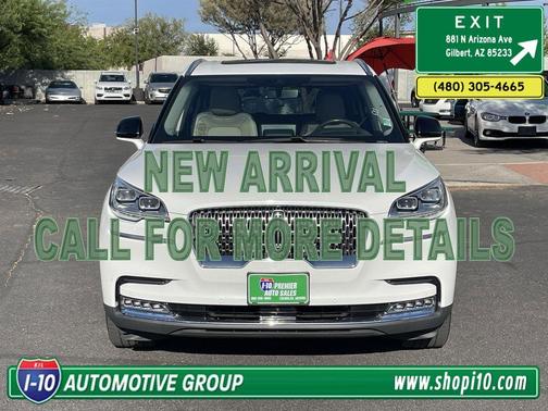 Pristine White 2022 Lincoln Aviator Reserve AWD