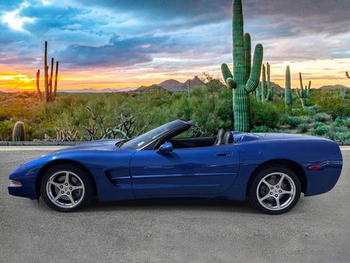 Electron Blue Metallic 2003 Chevrolet Corvette