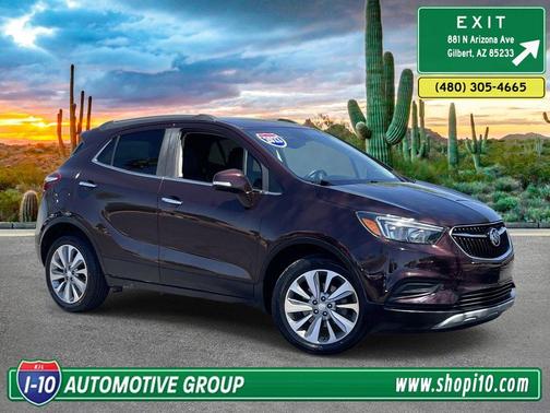 Black Cherry Metallic 2018 Buick Encore Preferred