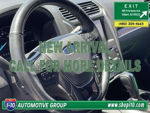 White Platinum Tri-Coat Metallic 2017 Ford Explorer Limited