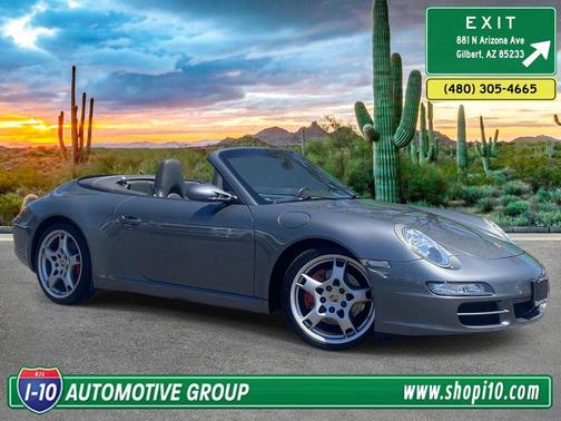 Gray 2006 Porsche 911 Carrera 4S Cabriolet
