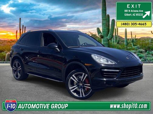 Black 2012 Porsche Cayenne Turbo