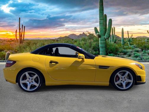 Polar White 2014 Mercedes-Benz SLK-Class SLK350