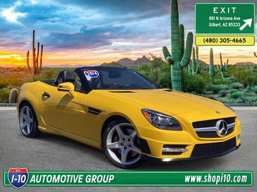 Polar White 2014 Mercedes-Benz SLK-Class SLK350