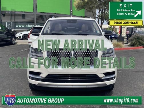 White Platinum Tri-Coat Metallic 2019 Lincoln Navigator L Reserve