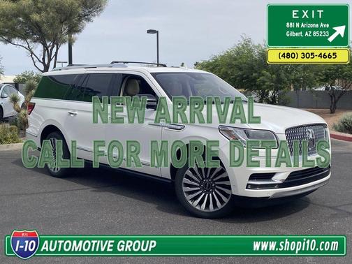 White Platinum Tri-Coat Metallic 2019 Lincoln Navigator L Reserve