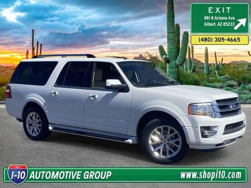 Oxford White 2017 Ford Expedition EL Limited