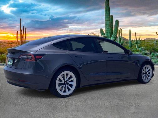 Gray 2022 Tesla Model 3 Base