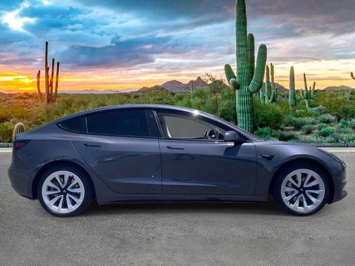 Gray 2022 Tesla Model 3 Base