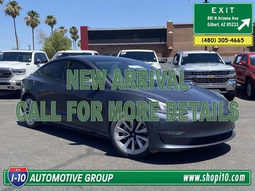 Gray 2022 Tesla Model 3 Base