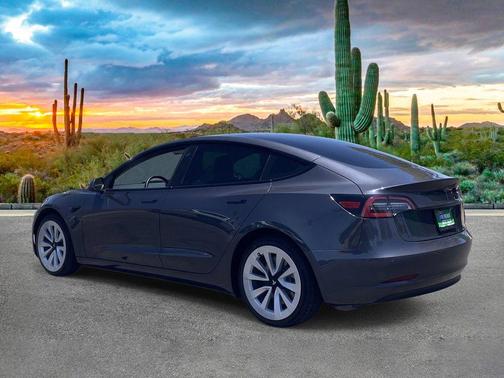 Gray 2022 Tesla Model 3 Base