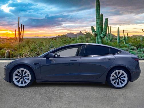 Gray 2022 Tesla Model 3 Base