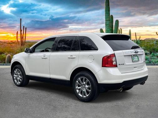 White Platinum Tri-Coat Metallic 2014 Ford Edge Limited
