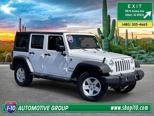 Bright White Clearcoat 2017 Jeep Wrangler Unlimited Sport