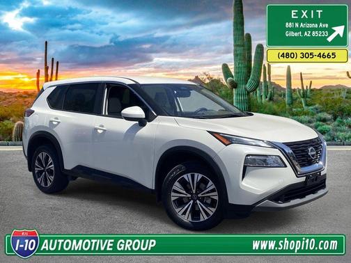 Pearl White Tri-Coat 2023 Nissan Rogue SV