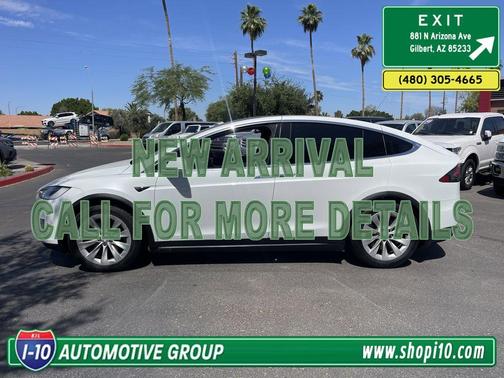 Pearl White Multi 2018 Tesla Model X 75D