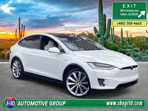 White 2016 Tesla Model X P100D