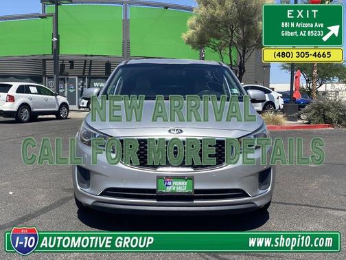 Bright Silver 2017 Kia Sedona LX