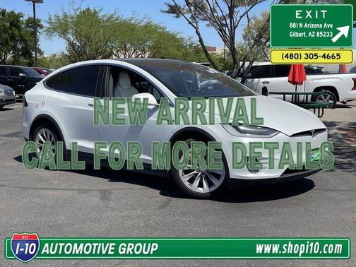 Pearl White Multi 2018 Tesla Model X 75D