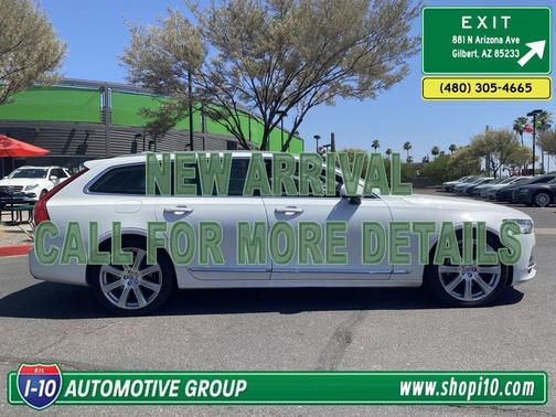 White 2020 Volvo V90 T6 Inscription