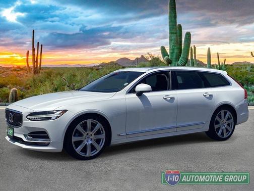 White 2020 Volvo V90 T6 Inscription