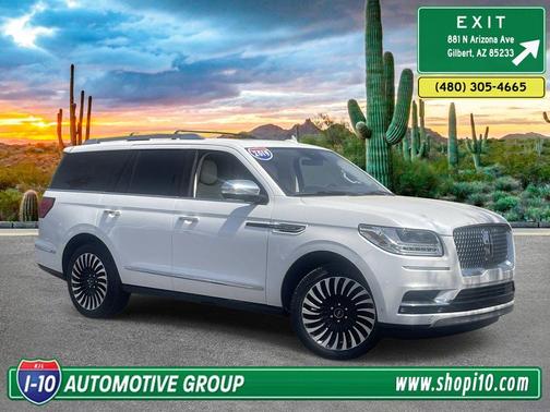 White Platinum Tri-Coat 2019 Lincoln Navigator Black Label