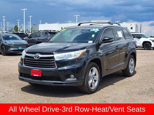 Attitude Black Metallic 2015 Toyota Highlander Limited
