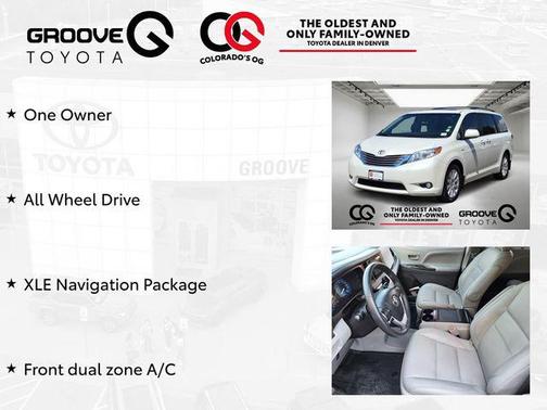 Blizzard Pearl 2017 Toyota Sienna XLE