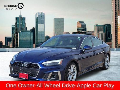 Navarra Blue Metallic 2024 Audi A5 Sportback 45 S Line Premium Plus