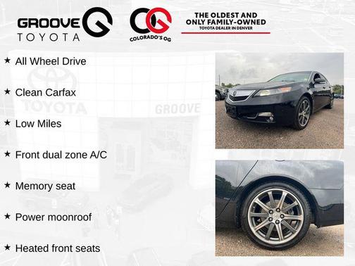 Crystal Black Pearl 2012 Acura TL Technology