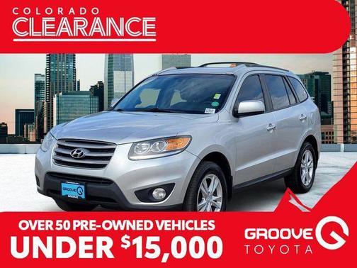 Moonstone Silver 2012 Hyundai SANTA FE Limited