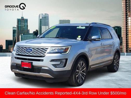 Ingot Silver 2017 Ford Explorer Platinum