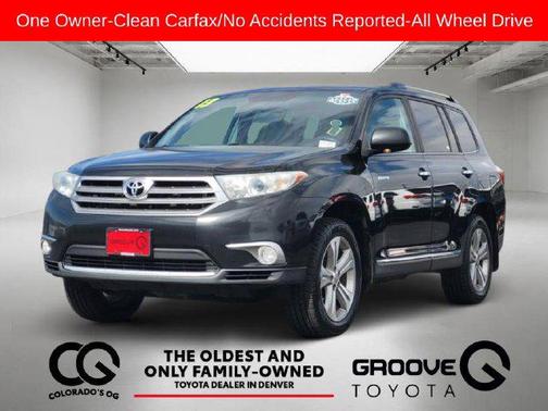 Black 2013 Toyota Highlander Limited